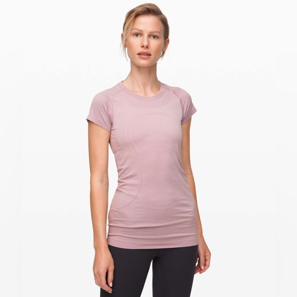 Lululemon Swiftly Tech Short Sleeve Crew Smoky Blush Size 4 - Picture 1 of 9